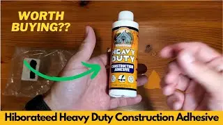 Hiborateed Heavy Duty Construction Adhesive 7.4 fl oz, Easy to Apply Versatile - Worth Buying?