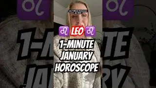 ♌️ Leo ♌️ 1-Minute January Horoscope ✨ #astrology #horoscope #leo