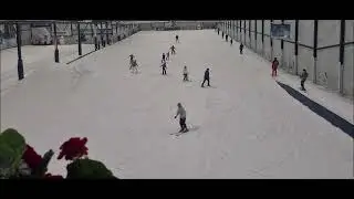Skiing at Montana Ski Centre De Kempervennen