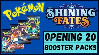 Opening *20 PACKS* of Pokemon SHINING FATES *amazing pulls*