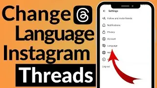 How to Change Language on Instagram Threads in 2023 | Instagram Threads