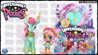 Hatchimals Pixies Riders, Petal Primrose Pixie and Deeraloo Glider Set