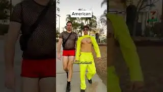 American gays vs. European straights #shorts