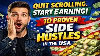 Quit Scrolling. Start Earning 💸 | 10 Proven Side Hustles in the USA