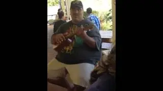 Cousin Harold singing Christmas Carol