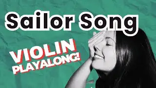 'Sailor Song' by Gigi Perez - Violin Play Along & TAB Tutorial!