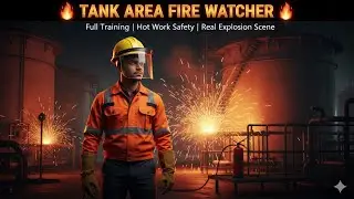 &ldquo;Tank Area Fire Watcher Full Training | Hot Work Safety, Duties & Real Explosion Scene Explained 