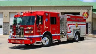 Belmont (SC) Fire Department Engine 13 2020 Sutphen Monarch Responding