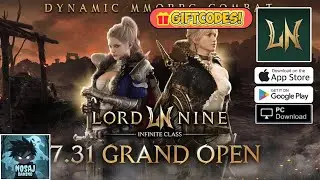 Lord Nine - Gameplay Official Launch (Android/iOS/PC) +🎁GIFTCODES!!!