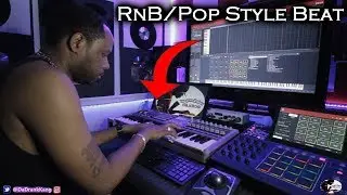 Da Drank Kang - Making an RnB / Pop Type Beat on the spot {MPC X beat making)