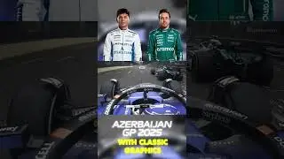 Alex Albon OVERTAKES Fernando Alonso | 2025 Azerbaijan Grand Prix with Classic Graphics #f1