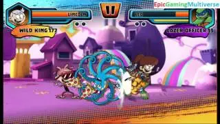 Lincoln Loud VS Leonardo In A Nickelodeon Super Brawl World Brawlville PVP Mode Match / Battle