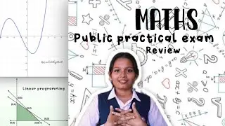 MATHS PUBLIC PRACTICAL EXAM REVIEW | plus two student | science student | 12 Grader |@izarisy 