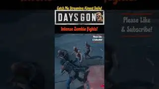 Epic Zombie Fight at a Hotel in Days Gone | Intense Gameplay! #DaysGone #Zombies #Gaming
