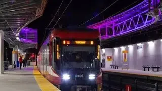 🚊 Calgary C-Train Ride | Full North East to Downtown West/Kerby (Blue Line Travel Vlog)