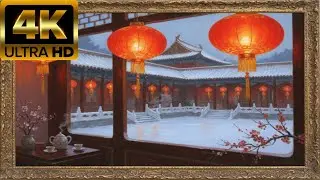 Frame | Chinese New Year 4K | Forbidden City Snowfall & Red Lantern Glow for TV
