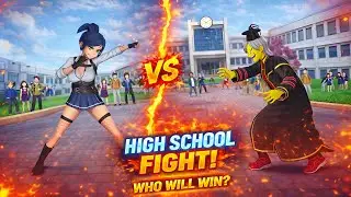 High School Fight Gameplay 😱 | Intense School Battle | Anime Fighting Game