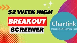 Ultimate 52 Week High Breakout Screener | Chartink | Breakout Trading