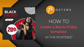 How to create a Black Friday template in the Posters | Black Friday Sale Template | Social Media