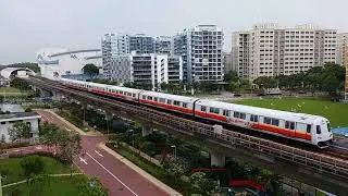 SMRT East West Line Trainspotting At EW1 Pasir Ris  (1/2)