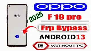 Oppo F19 Pro Frp Bypass 