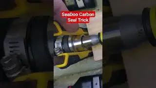How to remove SeaDoo c-clip on a Carbon Seal #boating #jetski