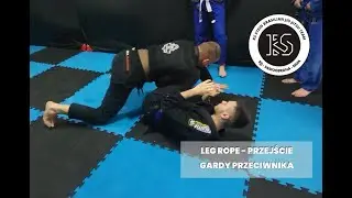 LEG ROPE - Spos&oacute;b na przejście n&oacute;g przeciwnika BJJ - KS STEIN Brasilian Jiu-Jitsu Team Rydułtowy