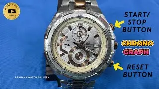CASIO EDIFICE how to reset chronograph ￼ EFR-539 #pranavawatchgallery