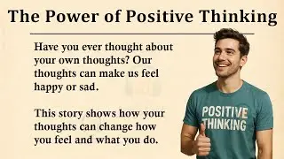 The Power of Positive Thinking Book Summary || Learn English Through Story || Graded Reader || ESL