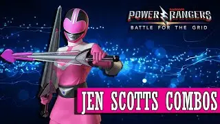 Jen Scotts Combos [Damage up to 890] - Power Rangers: Battle For the Grid [1080p/60fps] [ver 2.1]