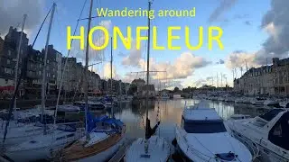 Wandering around Honfleur, Calvados department Normandy France.