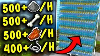 ЛУЧШАЯ ФЕРМА ОПЫТА МОБОВ Minecraft Bedrock 1.21!