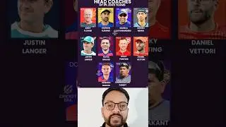 Head coach of all IPL teams in 2025 🙂🙂 #shorts #cricket #ipl2025 #rcb #india