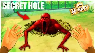 Baby Monkeys Secret Hole Is HAUNTED - I Am Monkey VR