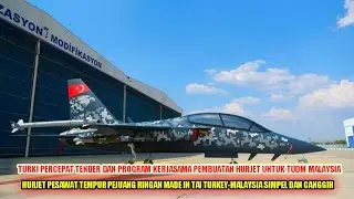 Turki Rancang Bekal Pesawat Pejuang Ringan Hurjet Turkey Untuk TUDM Malaysia