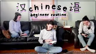 Chinese Study Update: Beginner Routine + FREE Language Study Planner