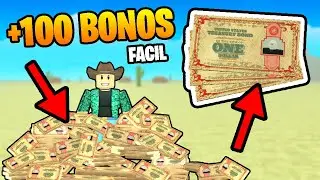 &iexcl;COMO GANAR +100 BONOS por PARTIDA FACIL en DEAD RAILS! (Sin Clases) Rieles Muertos Roblox