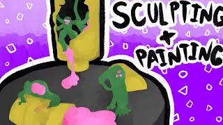 Sculpting and Painting the Left Behind