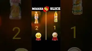 Mazza vs Slice ? Comparison Video,Frooti,mazza #shorts