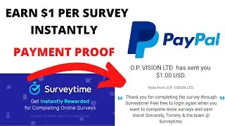 SurveyTime - Can You Still Earn $1 For Every Survey You Complete in 2022? YES! (Payment Proof)