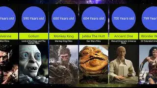 Oldest Characters In The Universe - Comparison