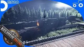 Railroads Online - EP43 Uneral Engine 5 Update! Storm at Night!!!