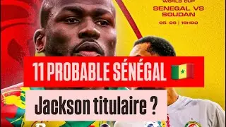 S&eacute;n&eacute;gal 🇸🇳 vs Soudan : Le 11 probable pour la qualification &agrave; la Coupe du Monde ! #senegal #football