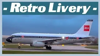 BEA retro Livery (British Airways) 1st Visit Manchester Airport