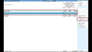 Auto Delivery Note / Sales Voucher From Pending Sales Order Summary In Tally Prime Software