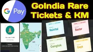 Google Pay Goindia Rare Tickets Trick | Gpay Goindia Unlimited Tickets & KM Trick |Goindia Offer TY