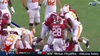 Minkah Fitzpatrick (Alabama Safety) vs Tennessee 2017
