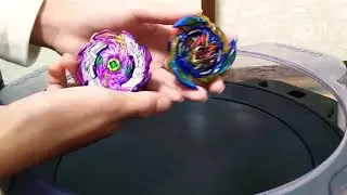 Beyblade burst Sparking Jet wyvern vs Brave valkyrie