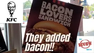 KFC BACON LOVERS Sandwich review.