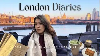 A Cozy New Year Reset in London | Baking, Errands, Uberboat, Journals, Snow